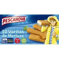 Varitas de merluza empanadas PESCANOVA, caja 300 g