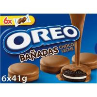 Galleta bañada de chocolate con leche OREO, caja 246 g