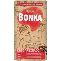 Café molido natural descafeinado BONKA, paquete 250 g