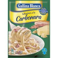 Tallarin a la carbonara GALLINA BLANCA, sobre 143 g