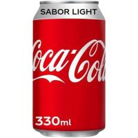 Refresco de cola light COCA COLA, lata 33 cl