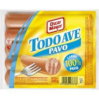 Salchichas de pavo OSCAR MAYER TODO AVE, sobre 200 g