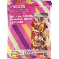 Caramelos surtidos EROSKI, bolsa 150 g