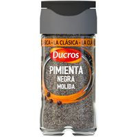 Pimienta negra molida DUCROS, frasco 40 g