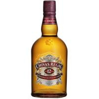 Whisky 12 años CHIVAS REGAL, botella 70 cl