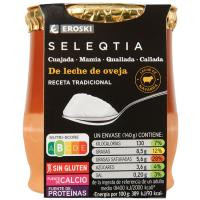 Cuajada de oveja Eroski SELEQTIA, tarro de barro 140 g