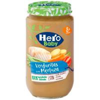 Potito de merluza con verduras HERO, tarro 235 g