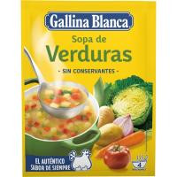Sopa de verduras GALLINA BLANCA, sobre 51 g