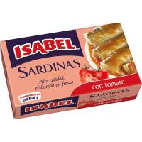 Sardina en tomate 3/4 piezas ISABEL, lata 115 g
