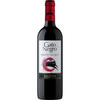 Vino Tinto Cabernet Sauvignon Chile GATO NEGRO, botella 75 cl