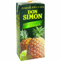 Zumo de piña-uva DON SIMON, brik 1 litro