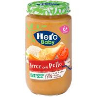 Tarrito de arroz con pollo HERO, tarro 235 g