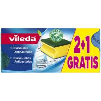 Salvauñas antibacterias VILEDA, pack 3 uds