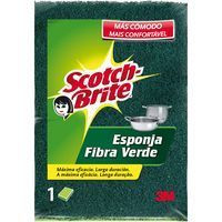 Estropajo de fibra verde SCOTCH-BRITE, 1 ud