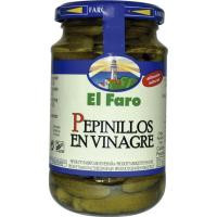 Pepinillos EL FARO, frasco 200 g