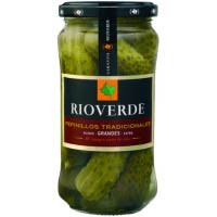 Pepinillos grandes RIOVERDE, frasco 180 g