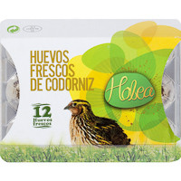 Huevo de codorniz HOBEA, caja 12 uds