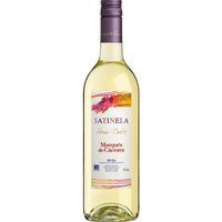 Vino Blanco Semi-dulce Rioja SATINEL, botella 75 cl