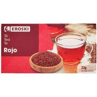 Té rojo EROSKI, caja 20 sobres