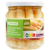 Yema de espárrago grueso EROSKI, frasco 110 g