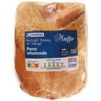 Pechuga de pavo ahumada EROSKI Maestro, al corte, compra mínima 100 g