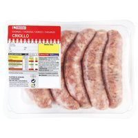 Chorizo criollo EROSKI, bandeja aprox. 480 g