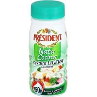 Nata para cocinar ligera PRESIDENT, bote 250 ml