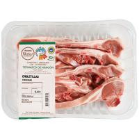 Chuletillas de cordero Ternasco Aragón E. NATUR, bandeja aprox. 570 g