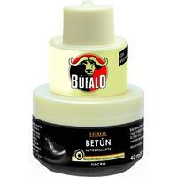Crema negra para calzado BÚFALO, tarro aplicador 1 ud