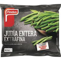 Judía verde entera extrafina FINDUS, bolsa 400 g
