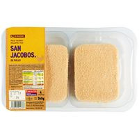 San jacobo de pollo EROSKI, 4 uds, bandeja 360 g