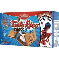 Choco galletas de desayuno con chocolate paquete 210 g · CUETARA TOSTA RICA  · Supermercado El Corte Inglés El Corte Inglés