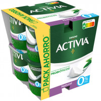 Activia natural desnatado 8x120 g