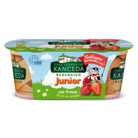 Yogur Xanceda ecológico junior con fresa 2x125 g