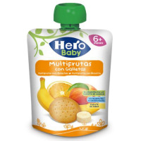 Bolsita HERO Baby Multifruta Galleta 100 g