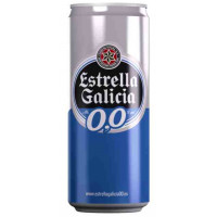 Cerveza Estrella Galicia alc. 0,0% Tostada botella 6x25 cl