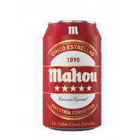 Cerveza Mahou clásica lata 33 cl