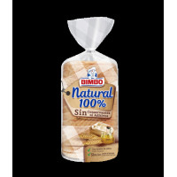 Pan molde BIMBO natural 100% 460 g