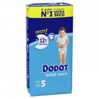 Pañal DODOT azul Talla 5 54 u