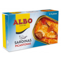 Sardina Albo picantonas fácil apertura 3-4 piezas 85 g