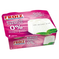 Queso fresco Burgos FROIZ 0% 4x62,5 g