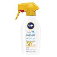 Protector solar NIVEA Babies & Kids sensitive pistola factor 50 270 ml