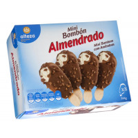 Helado ALTEZA mini almendrado 8u 344g