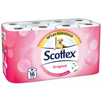 Papel higiénico SCOTTEX original 16 rollos