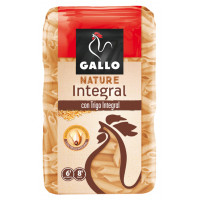 Pasta GALLO plumas rayadas integral 450 g