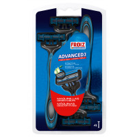 Maquinilla FROIZ desechable Advanced triple hoja 4 u