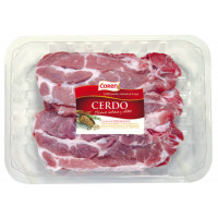 Chuleta cerdo lomo bandeja peso aproximado 500 g