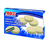 Galletas FROIZ bañadas con cacao blanco 150 g