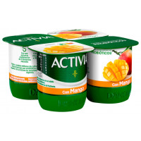 Activia con mango 4x120 g