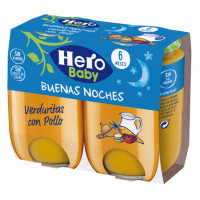 Potito HERO Baby Noches pollo con verduritas 2x190g